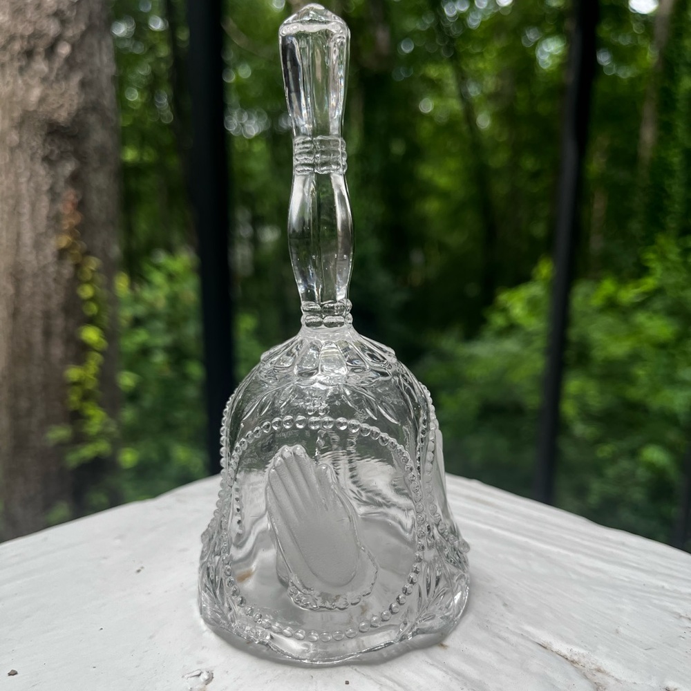 Emson Praying Hands Crystal Bell